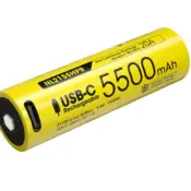 Nitecore NL2155HPR · 21700 · 5500mAh · USB-C High-Capacity Protected Li-ion Battery