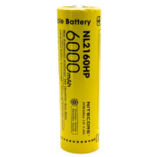 Nitecore NL2160HP · 21700 · 6000mAh · 20A High-Drain Protected Button-Top Rechargeable Li-ion Battery
